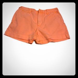 POLO RALPH LAUREN orange Jean short shorts size 4
